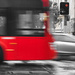 The big red bus by dkbarnett