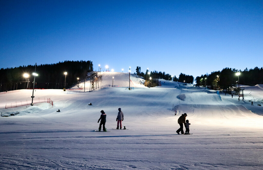 Alpine skiing 2, Källviksbacken, Sweden by ankers70