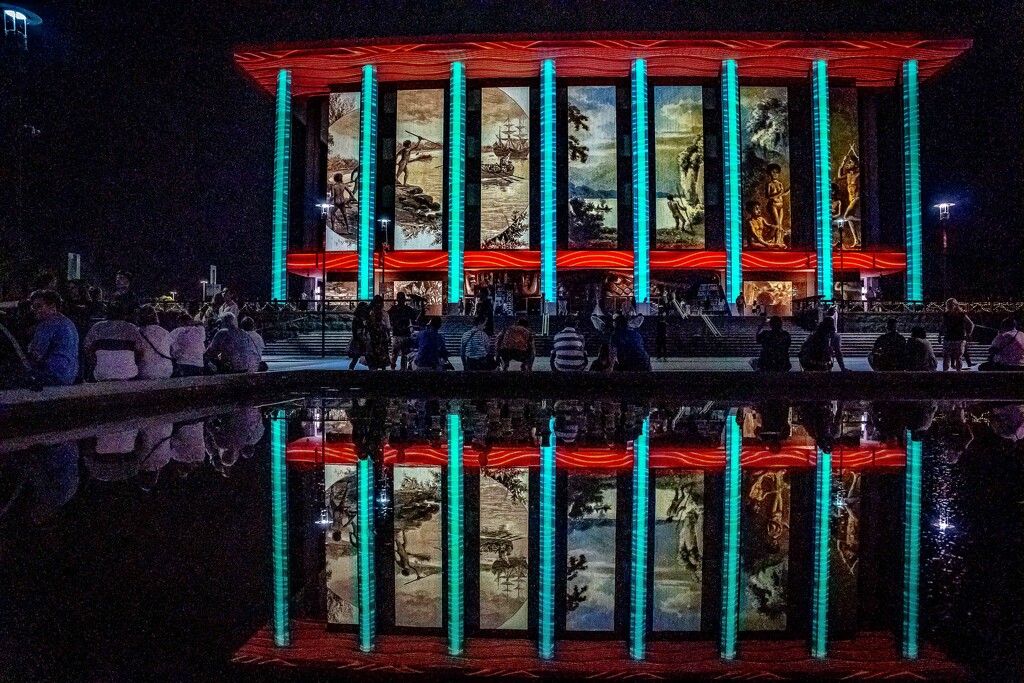 Projections on our National Library by pusspup