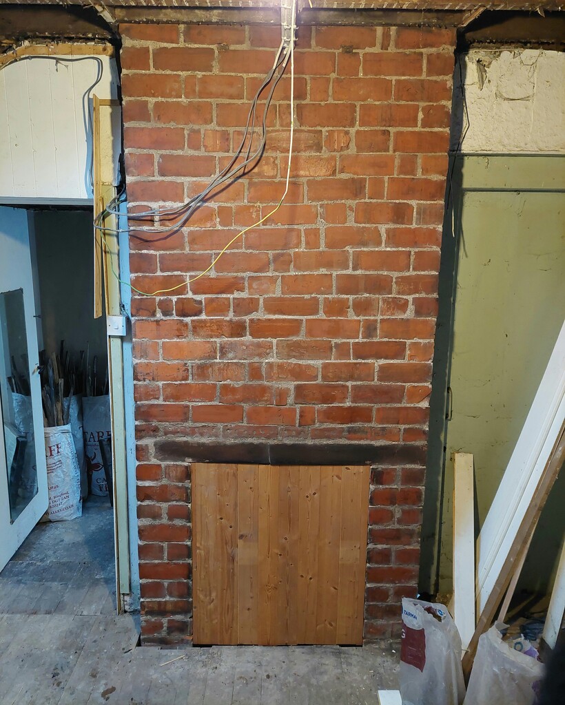 The shop fireplace-brickwork cleaned and mortar repointed by samcat