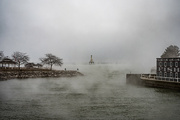 6th Mar 2024 - foggy waters on Lake Michigan