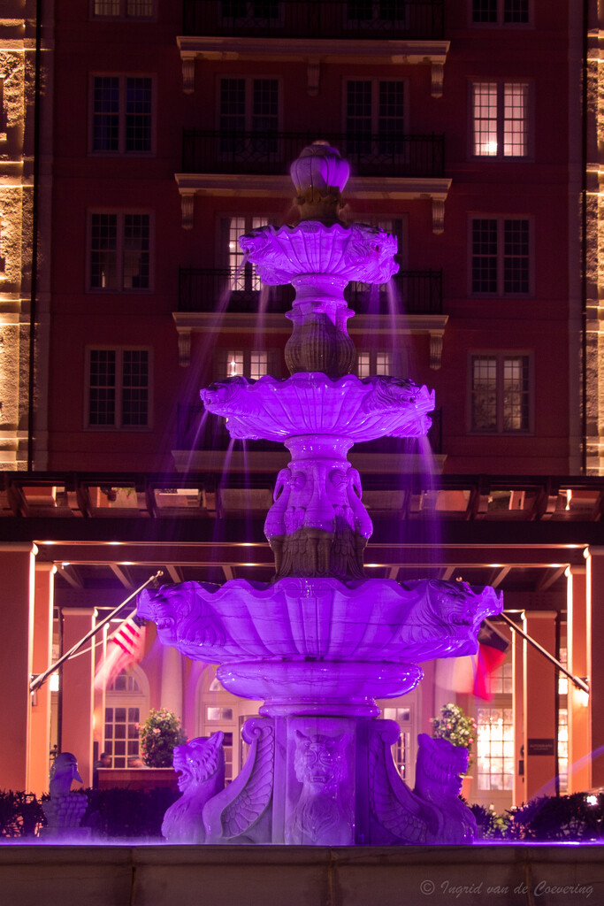 Purple fountain by ingrid01