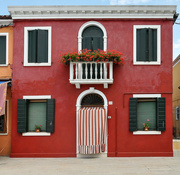 18th Mar 2024 - house with red curtain Burano