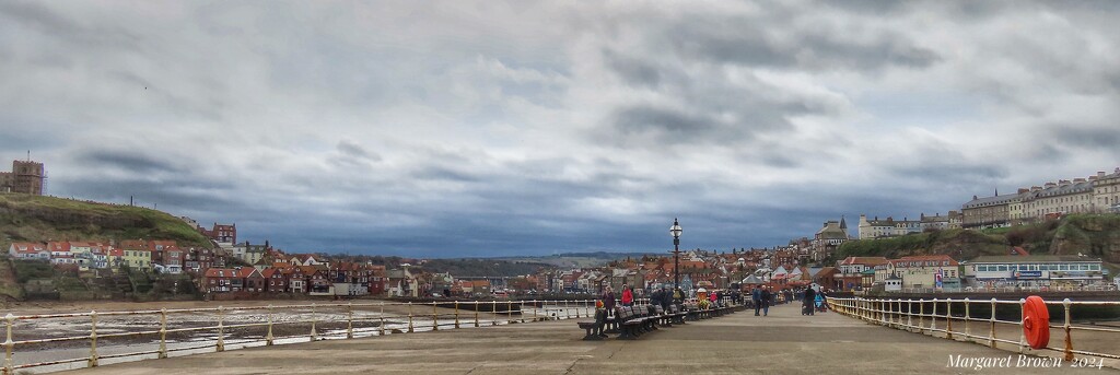 Whitby from the pier by craftymeg