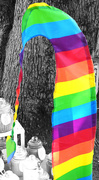 19th Mar 2024 - Rainbow Teardrop Banner