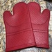 Red oven mitts