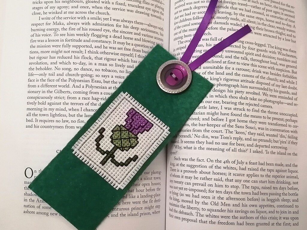 Thistle Bookmark by princessicajessica