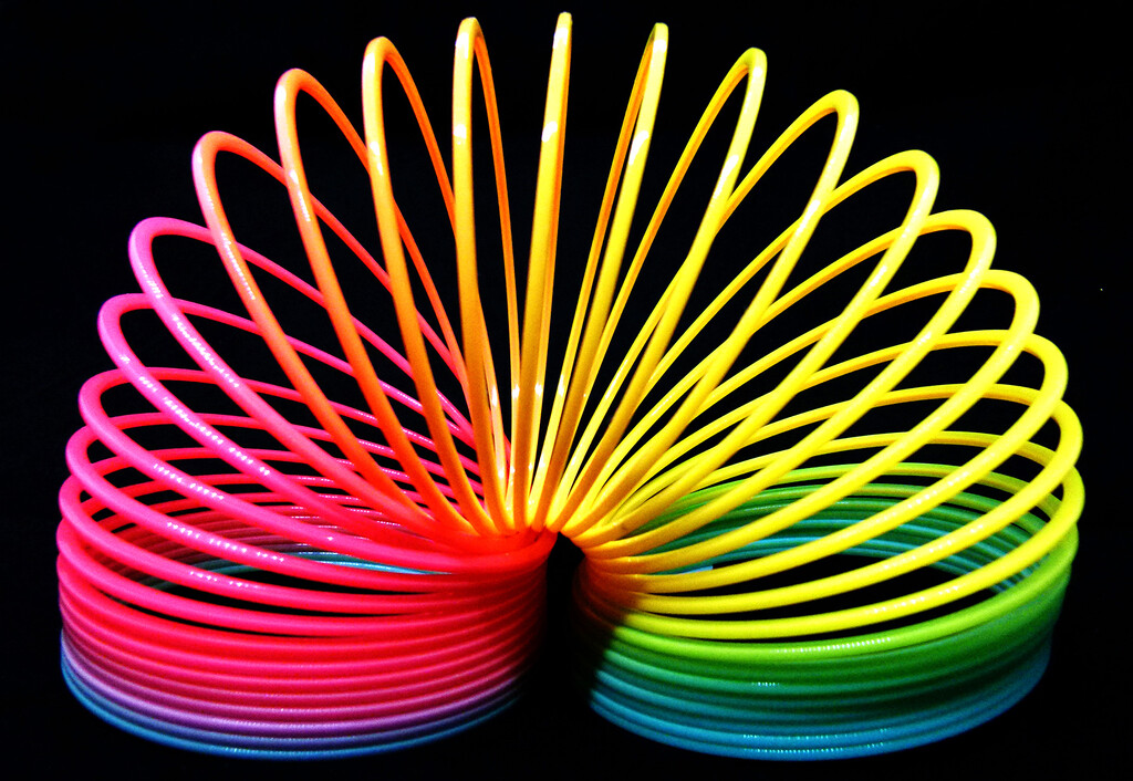 Rainbow Slinky by onewing