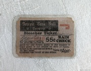 17th Mar 2024 - Autographed Bleacher Ticket