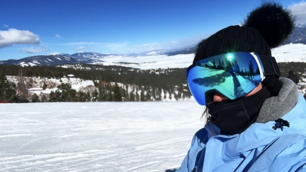 Snow skiing at Angel Fire, New Mexico  by louannwarren