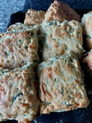 23rd Mar 2024 - Freshly made wild garlic and cheese scones