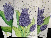 21st Mar 2024 - hyacinth watercolor practice