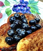 23rd Mar 2024 - Blueberries on French Toast Heaven 