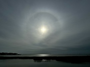 28th Mar 2024 - Sun poking through overcast skies above Charleston Harbor