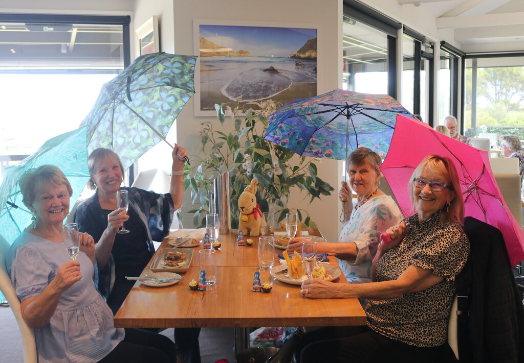 The Brolly Girls "last supper" for Easter by gilbertwood