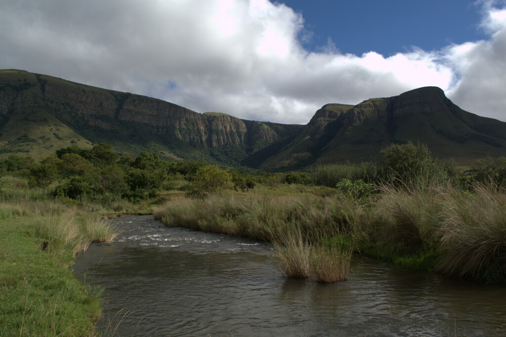 Rivier with Mountains by mdry