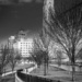 Spring day in downtown Columbus in B&W by ggshearron