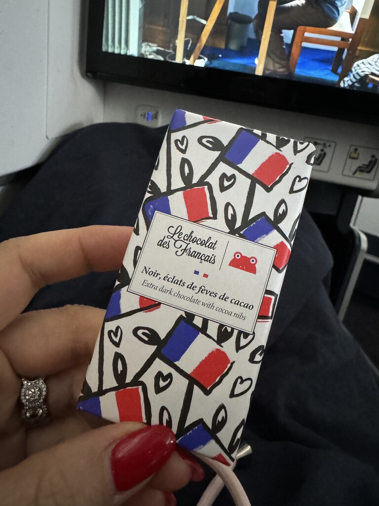 French chocolate in the plane.  by cocobella