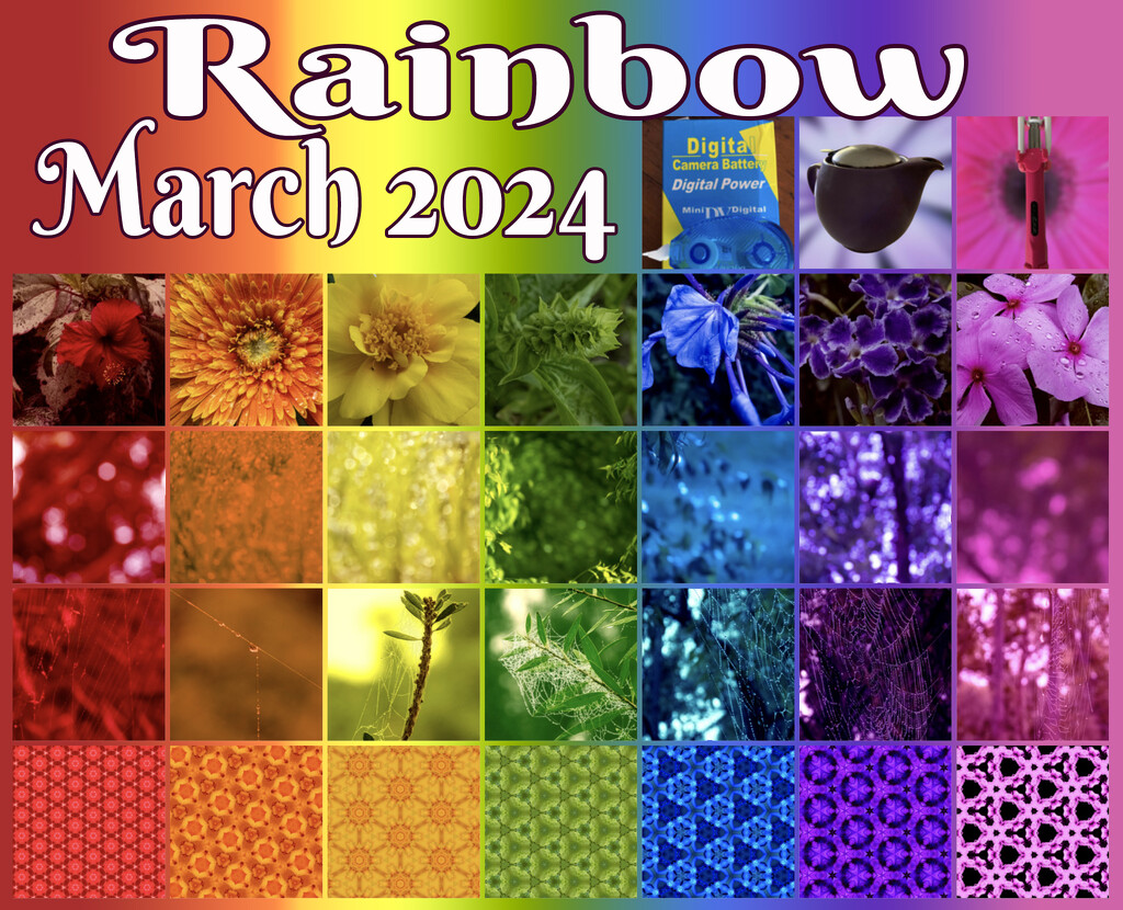 and my regular rainbow pattern by koalagardens