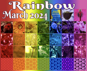 1st Apr 2024 - and my regular rainbow pattern