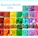 Rainbow Calendar 2024