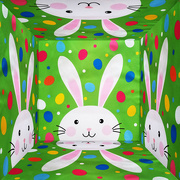 1st Apr 2024 - Easter Bunny Mirror Box