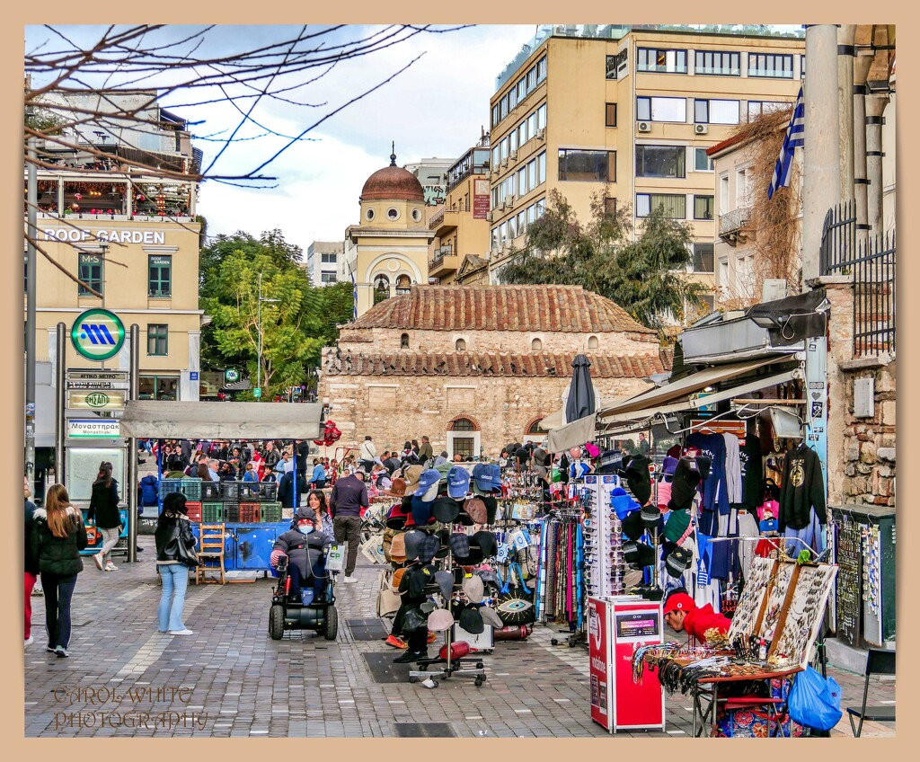 Street Life In Monastiraki,Athens by carolmw