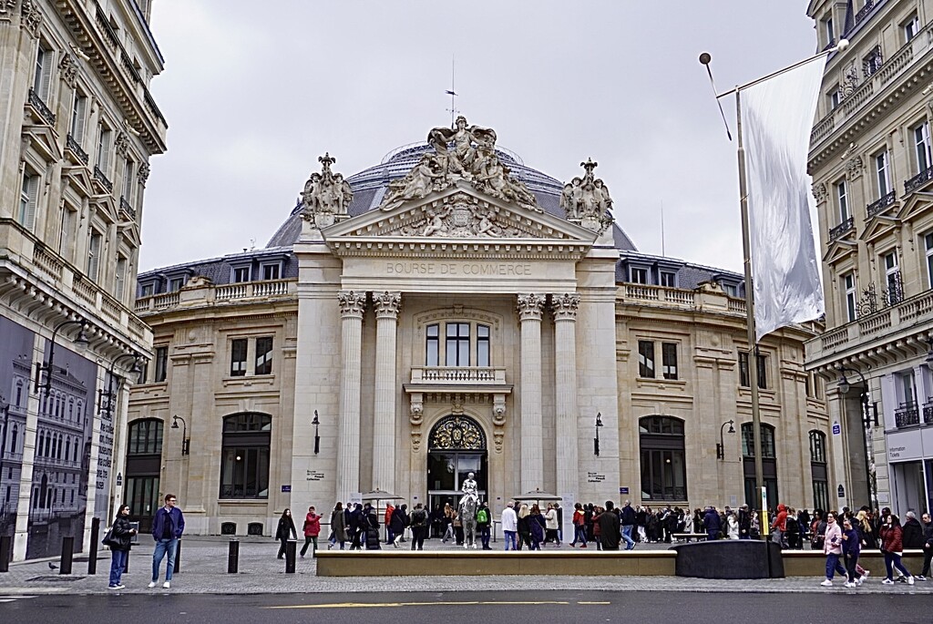 The Bourse de commerce is a building in Paris, originally used as a place to negotiate the trade of grain and other commodities,  by beverley365