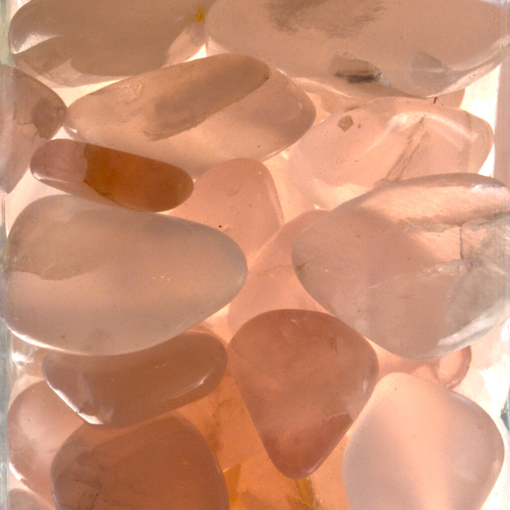 Rose Quartz Pebbles by peachfront