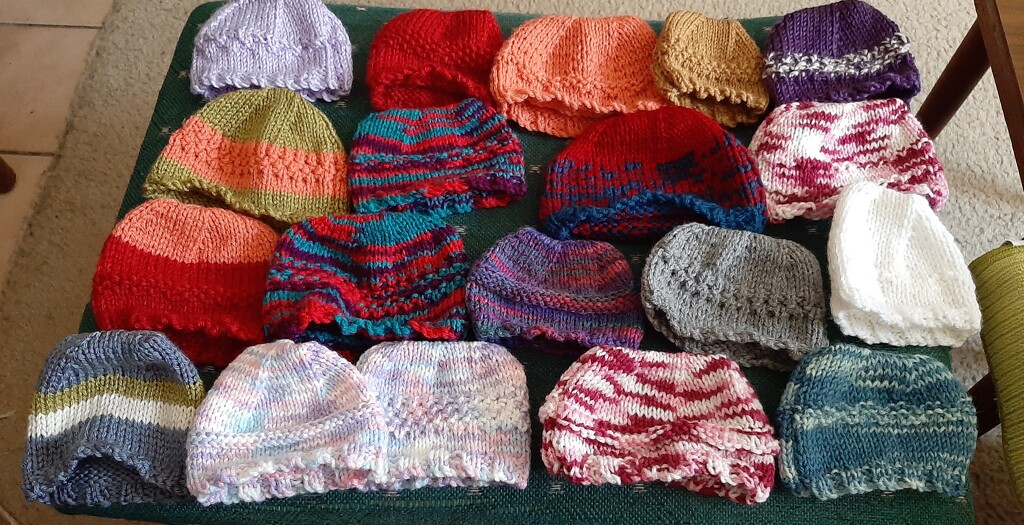 Baby Beanies  by mozette