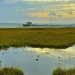 Charleston Harbor with marsh in foreground