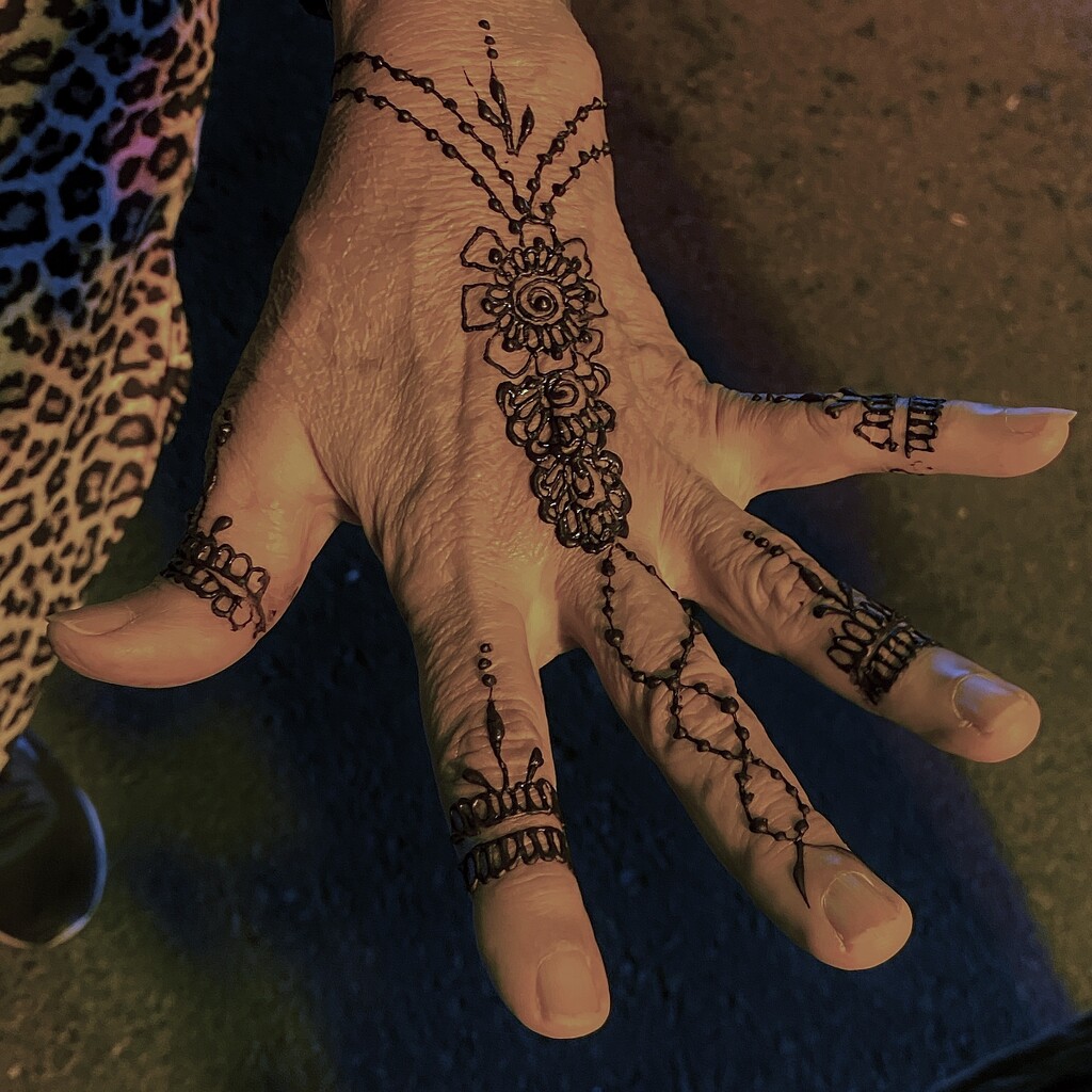 Henna hand tattoos are not permanent by johnfalconer