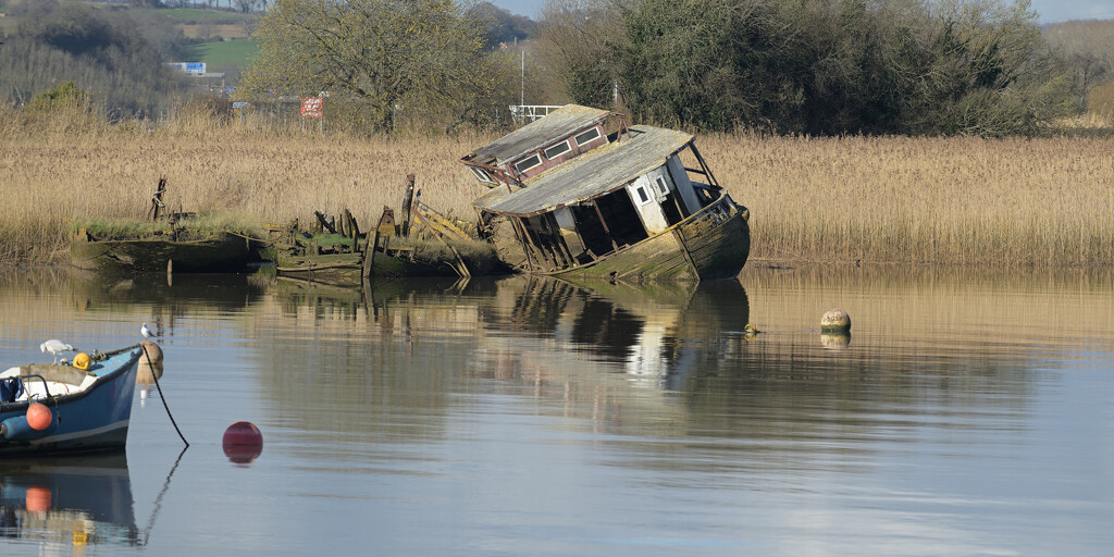 Boat wreck by whdarcyblueyondercouk