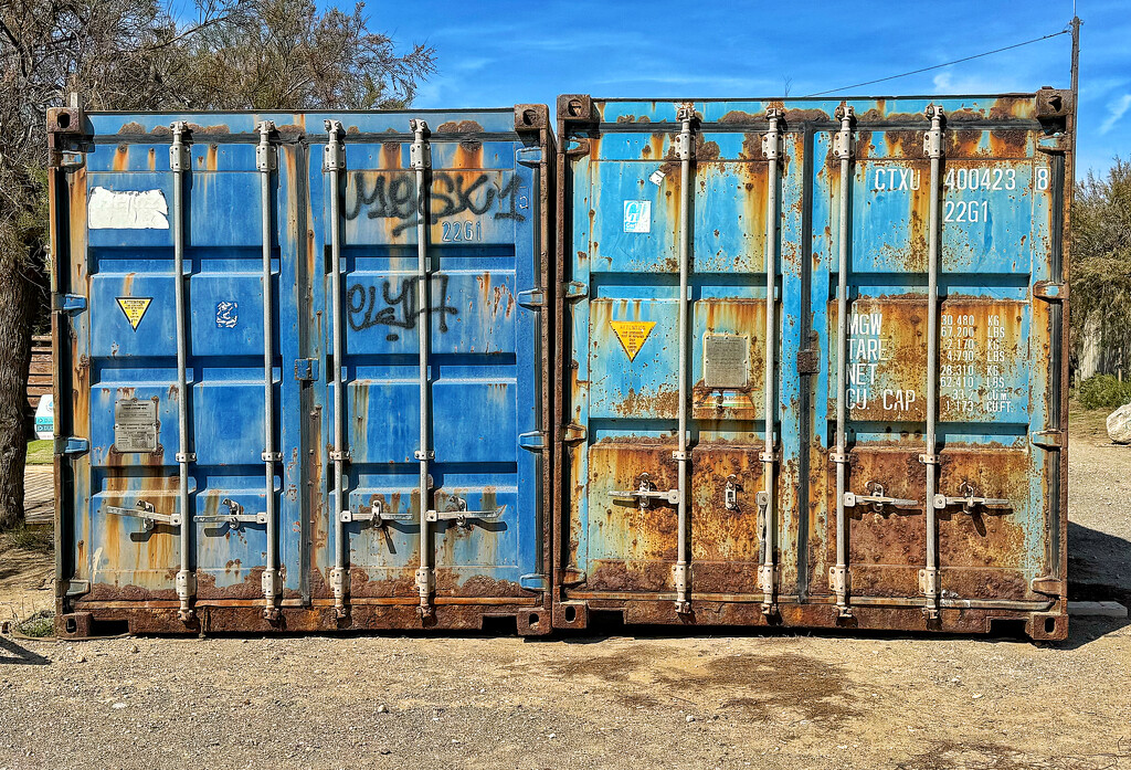 Rusted boxes.  by cocobella