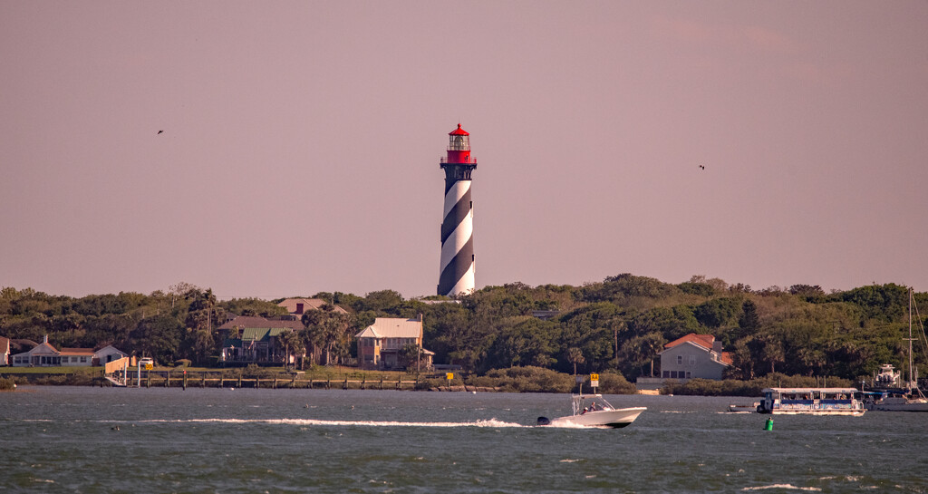 St Augustine Lighthouse from Accross the Bay! by rickster549