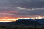 6th Apr 2024 - Sunrise over the Chisos Mountains.