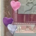 Three heart balloons.  by cocobella
