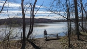 8th Apr 2024 - My Husband at the Lake