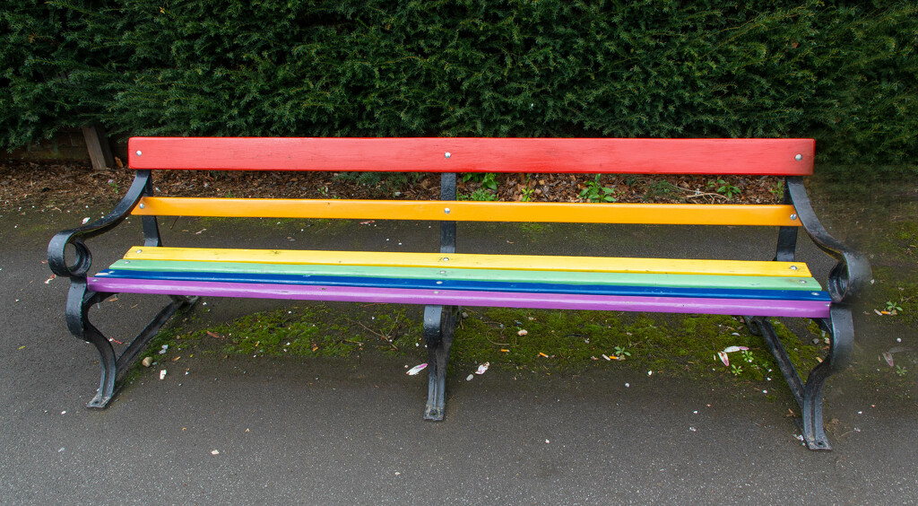 Rainbow Bench by tonus
