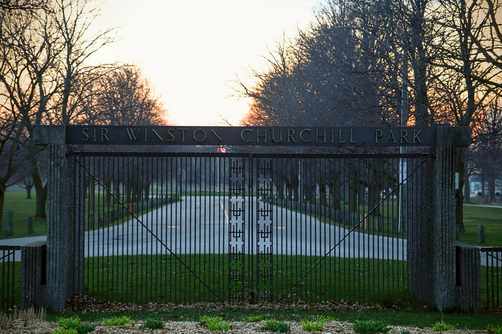 Churchill Park Gates by princessicajessica
