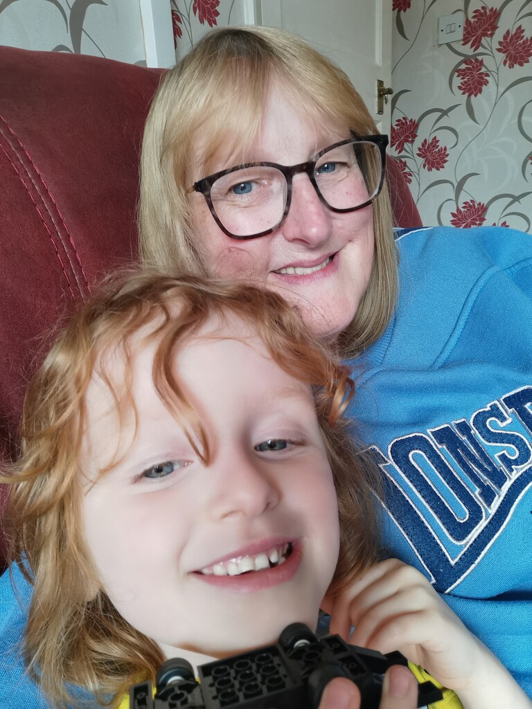 Grandma and Caellen selfie  by plainjaneandnononsense
