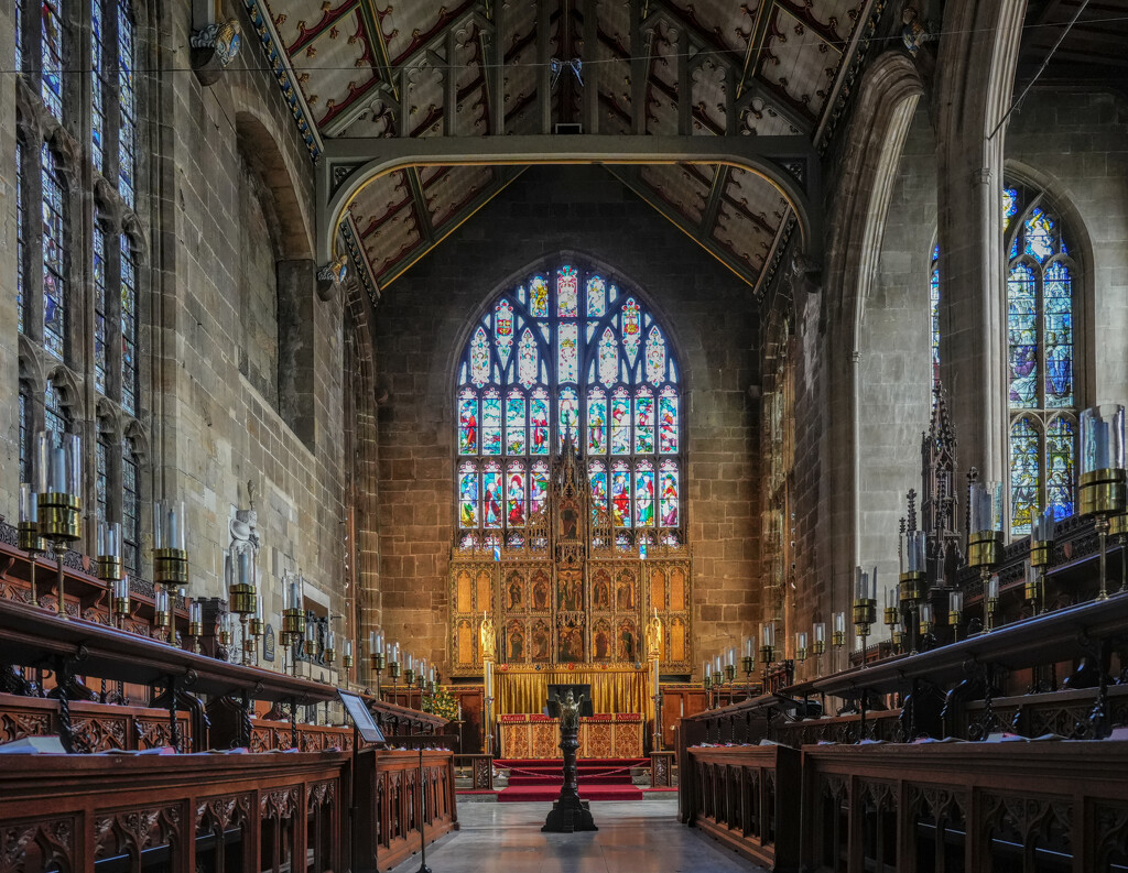 Choir Stalls : St. Mary's Church, Nottingham Lace Market  by phil_howcroft