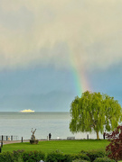 18th Apr 2024 - Boat and rainbow. 