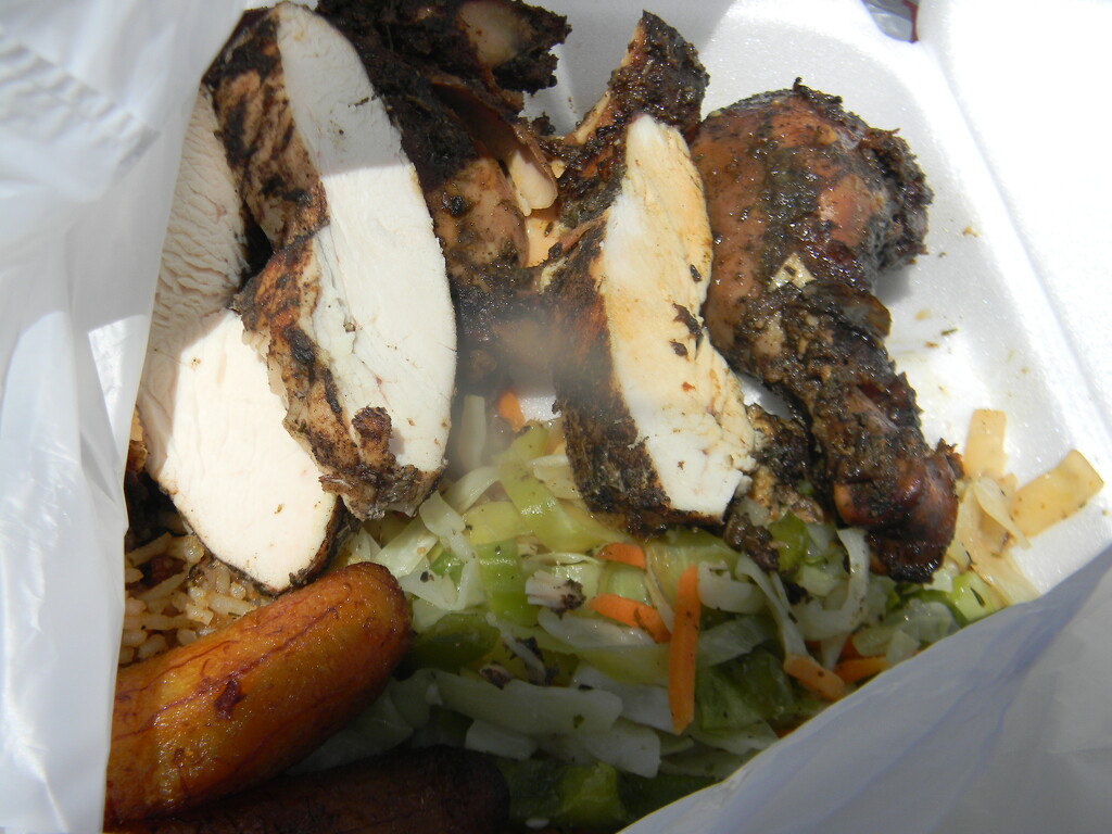 Jamaican Jerk Chicken Lunch  by sfeldphotos