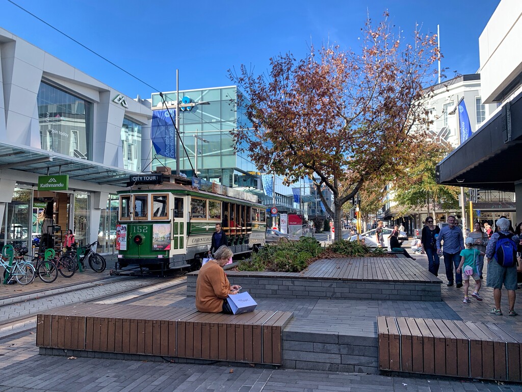 Tram in Christchurch by happypat