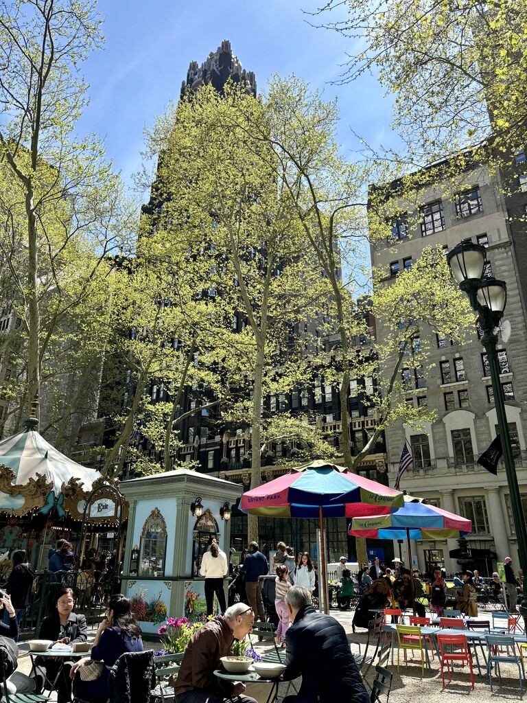 Springtime in Bryant Park by lizgooster
