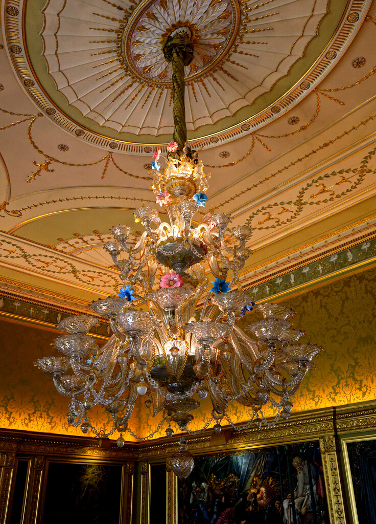 Chandelier at National Trust, Buscot Park, Oxfordshire by neil_ge