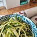 Making zucchini noodles for the first time. by nami