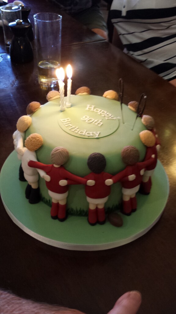 Dad's 90th birthday cake by ollyfran