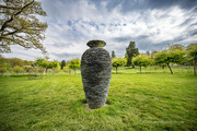 25th Apr 2024 - Sculpture of an urn made from slate pieces